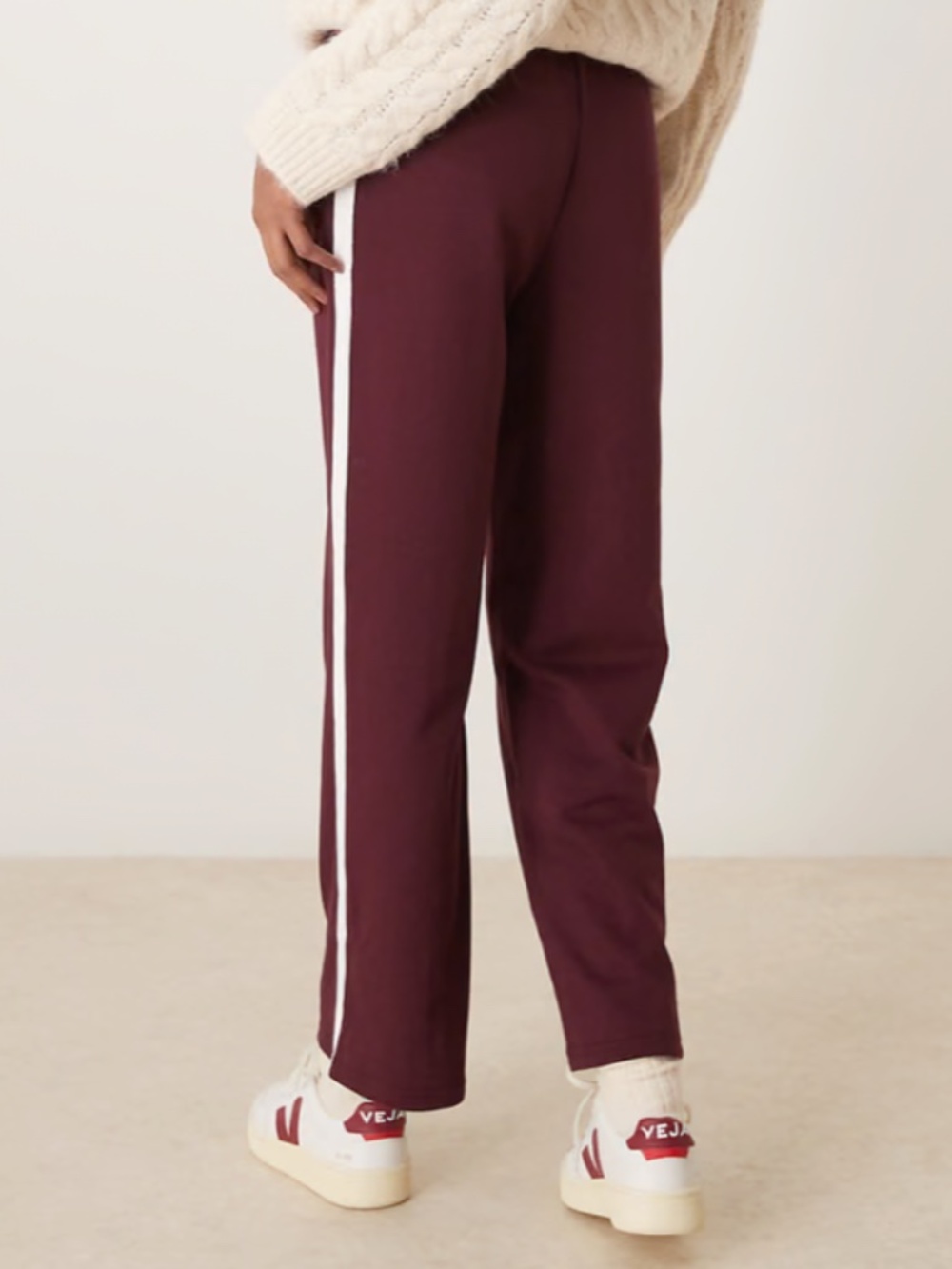 ASOS Topman Burgundy Track Pant Size Large